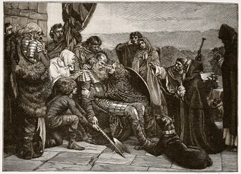 Der Tod von Siward, Illustration aus 